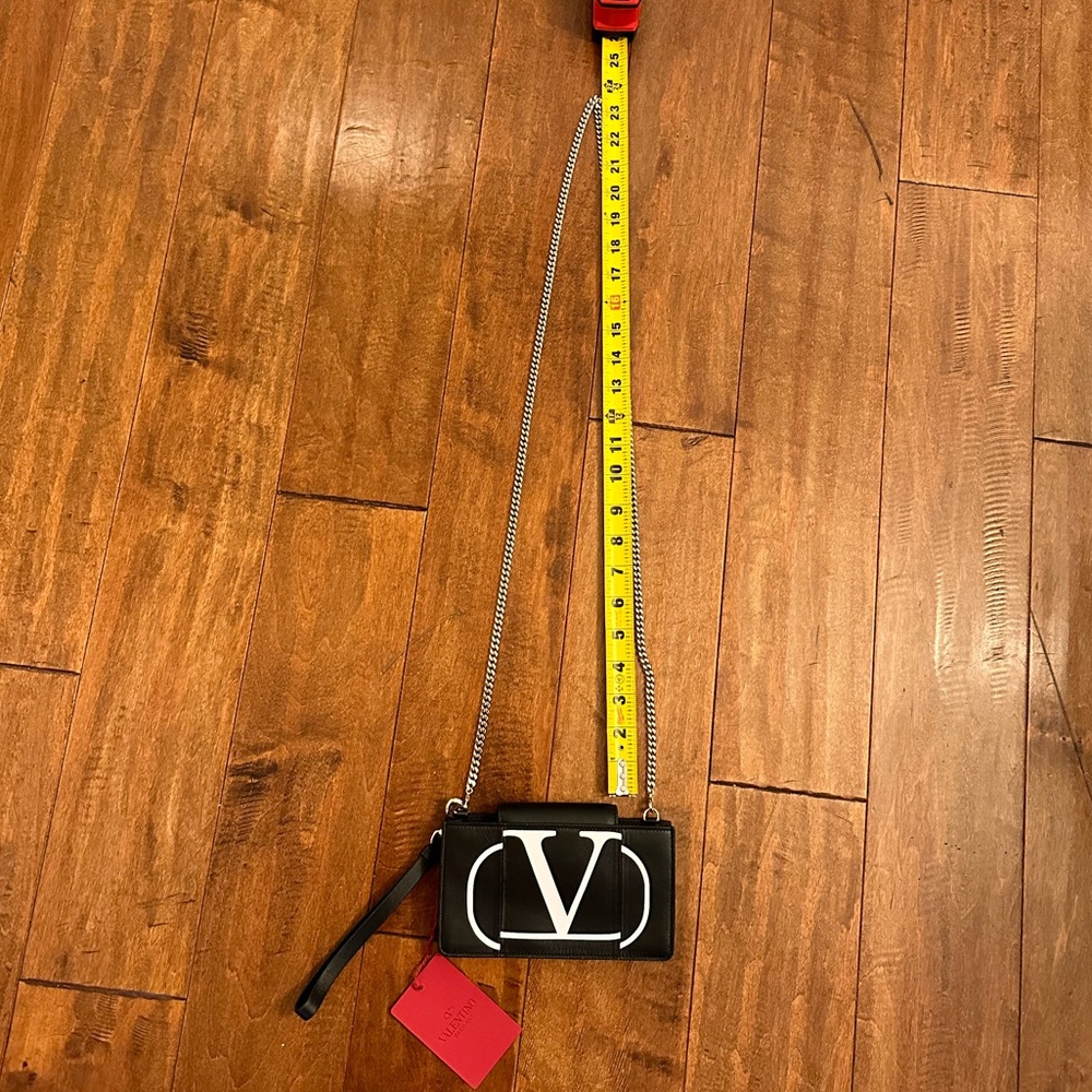 Valentino Garavani VLogo WOC Wallet on a Chain Crossbody Purse Wristlet Clutch - Picture 11 of 16